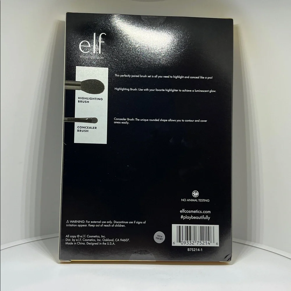 ELF Highlighting & Concealing Brush Set - Black